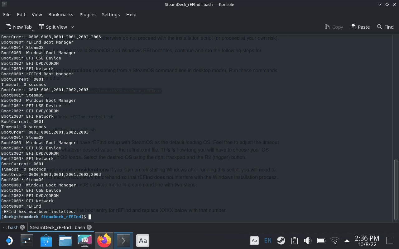 Steamdeck windows 